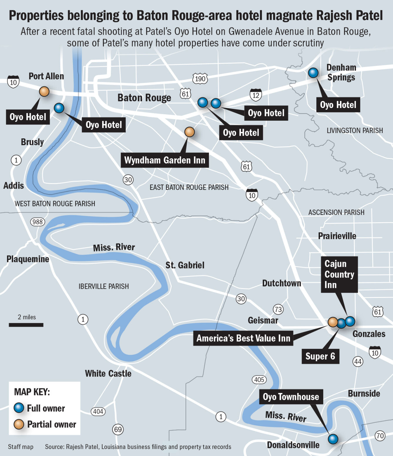 050122 Rajesh Patel hotels map